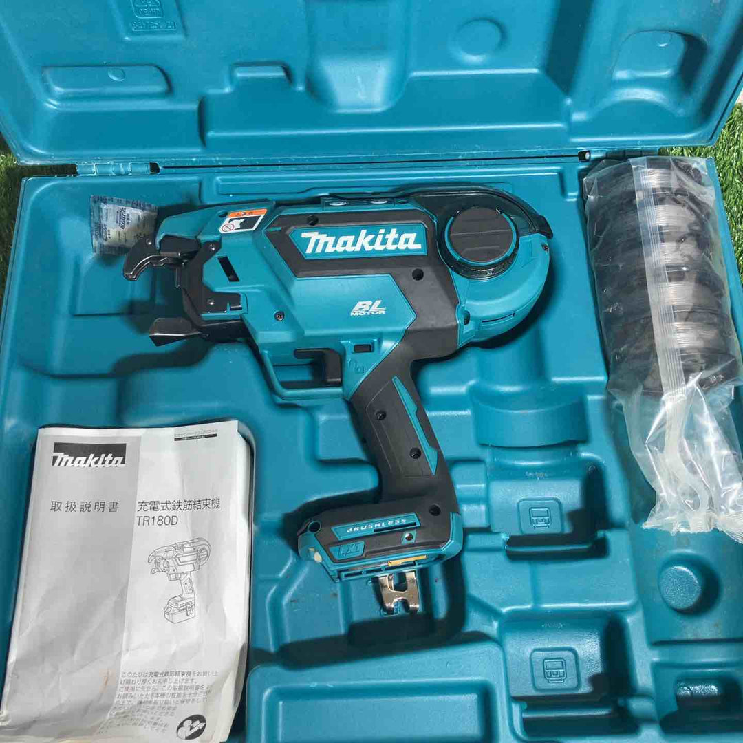 ★マキタ(makita) 14.4V/18V コードレス鉄筋結束機 リバータイア TR180DZK 本体+ケースセット【戸田店】