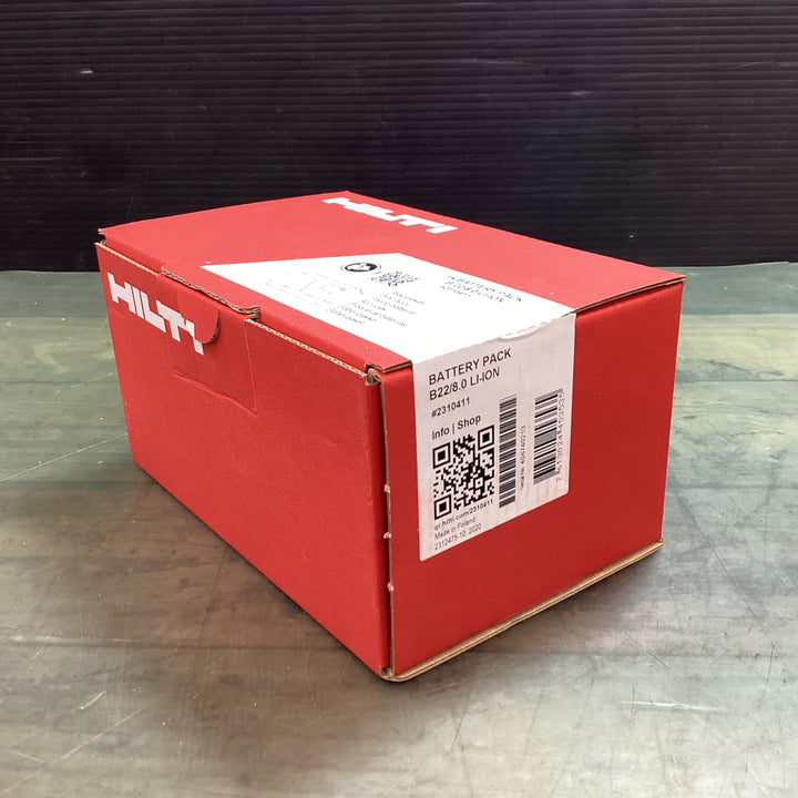 【未使用品】★ヒルティ(Hilti) リチウムイオンバッテリー B22 8.0 22V/8.0Ah【東大和店】