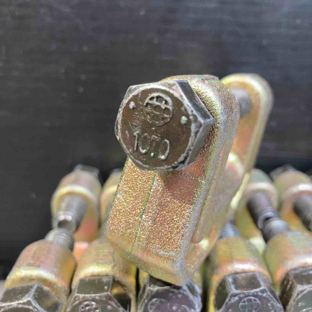 丸井産業 ロックマンミニ M-8400■許容荷重0.65t■側溝・土止等の仮設防護柵構成部品/H形鋼クランプ★計10点セット【草加店】