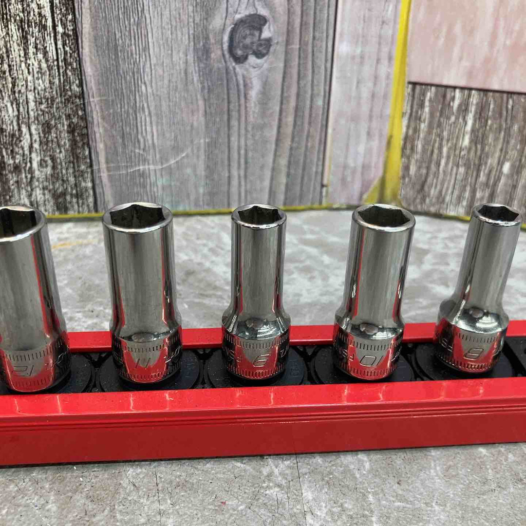 Snap-on スナップオン 3/8セミディープソケットセット 12個 FSMS8-19【八潮店】