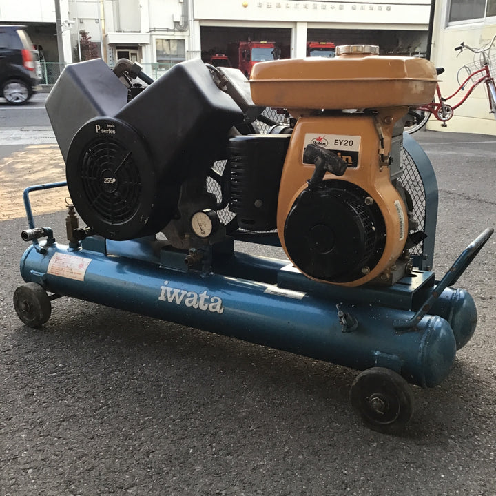 【中古・店頭受取り限定】 アネスト岩田 IWATA 3馬力 エンジンコンプレッサ SUE-222PB 【桶川店】