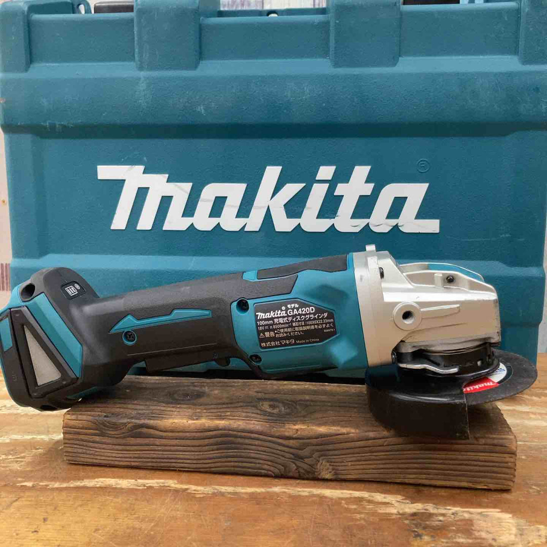 ★マキタ(makita) 100mmコードレスディスクグラインダ GA420DZ【柏店】