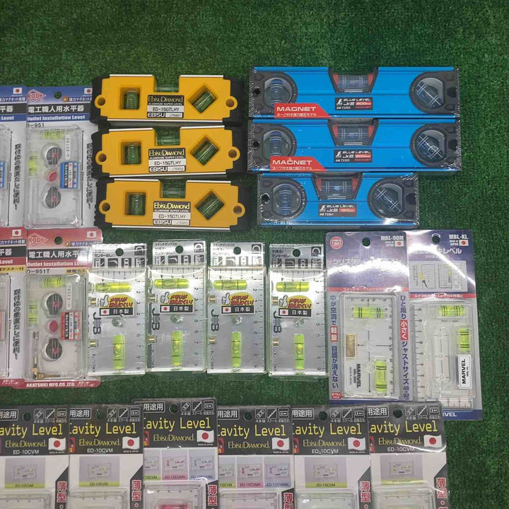 ▼18go【未開封/送料無料】水平器 磁石モデル マグネット付き 40個まとめ売り エビスダイヤモンド KOD シンワ等【川越店】