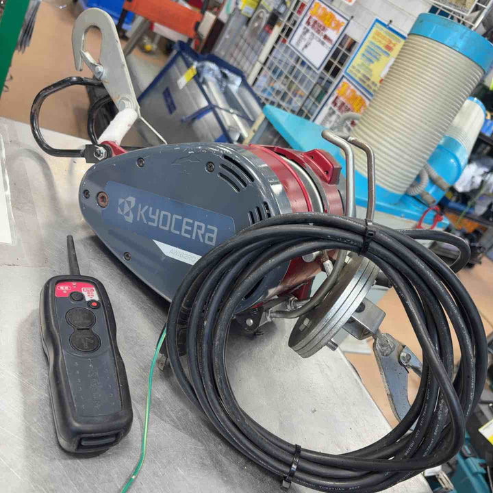 ★京セラ(リョービ) リモコンウインチ 21m AWI62RC【草加店】
