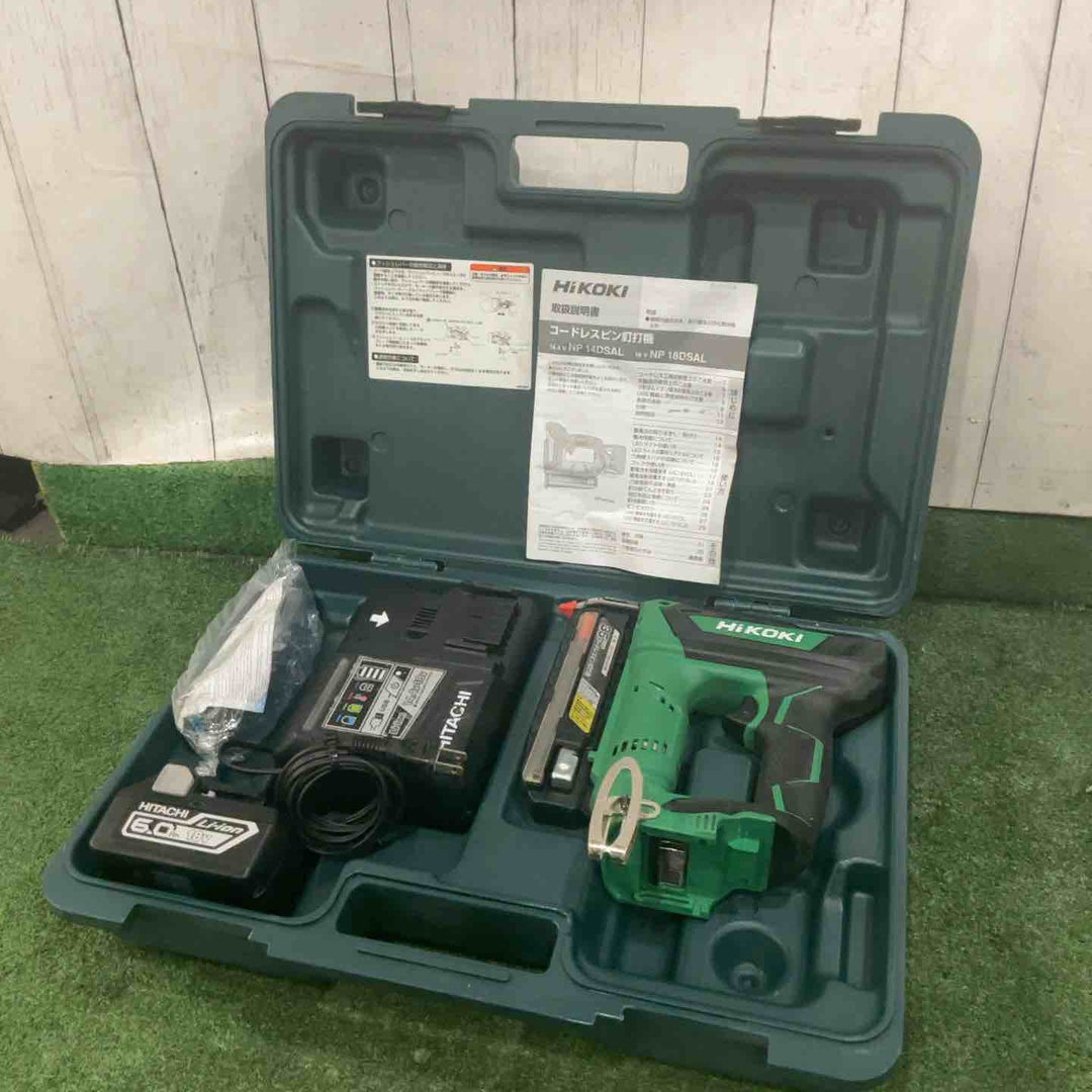 ★ハイコーキ(HIKOKI ※旧:日立工機) コードレスピンネイラ NP18DSAL(LYPK) 18V 動作確認済【川口店】