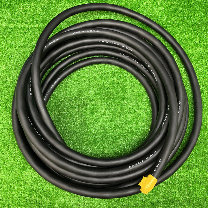 富士電線  2種EPゴム絶縁クロロプレンゴムキャブタイヤケーブル 5.5m㎡ 3心  2PNCT5.5SQ×3C　重さ：3.95kg【電材館越谷店】