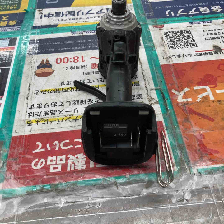 ★マキタ(makita) コードレスインパクトドライバー TD171DZB【戸田店】