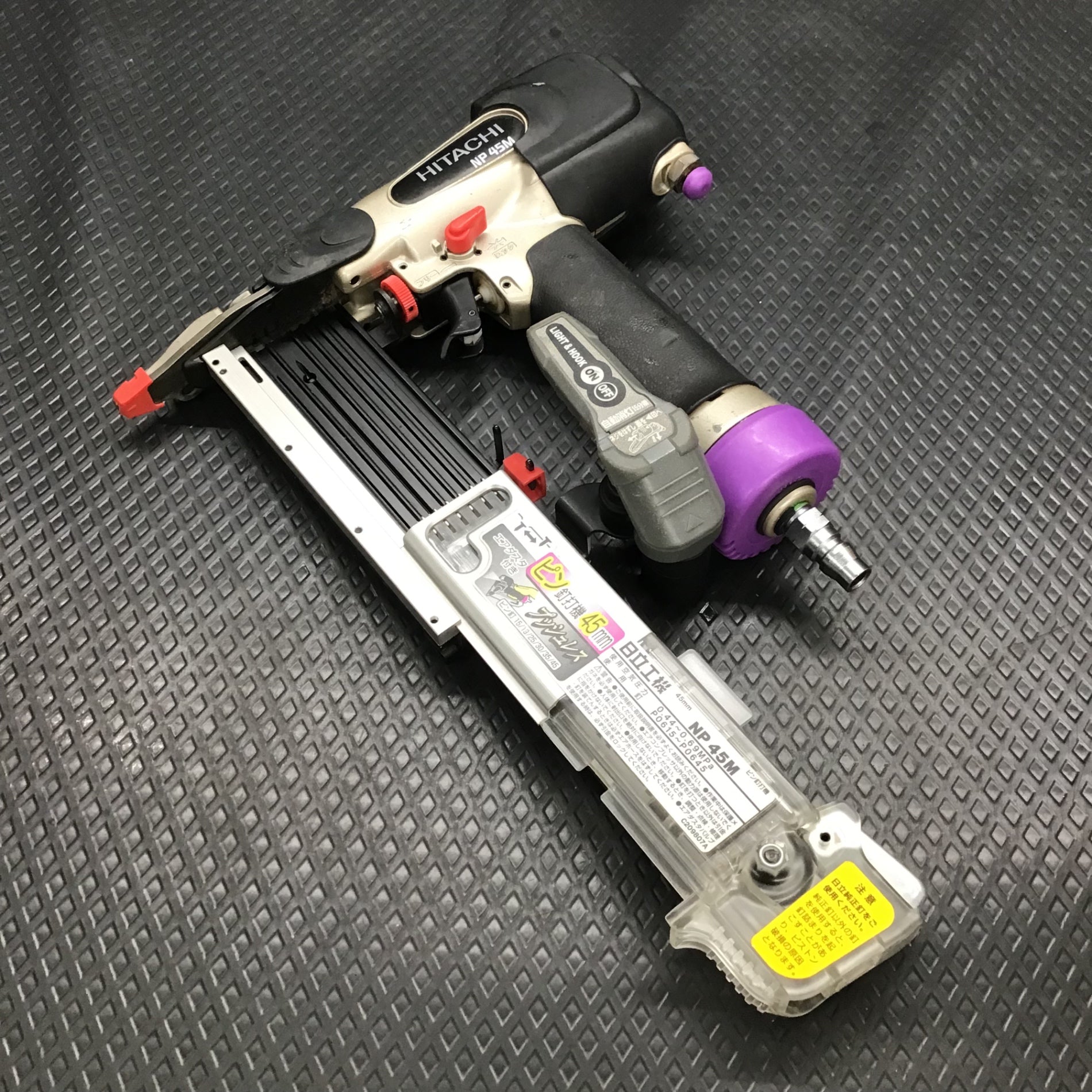 現状品】 ハイコーキ/HIKOKI ※旧:日立工機 常圧ピンネイラ NP45M
