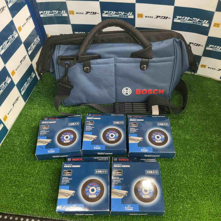 BOSCH(ボッシュ)切断砥石105mm(10枚入)x5箱・オリジナルバッグ付特別セット(MCD10510VM/50)【草加店】