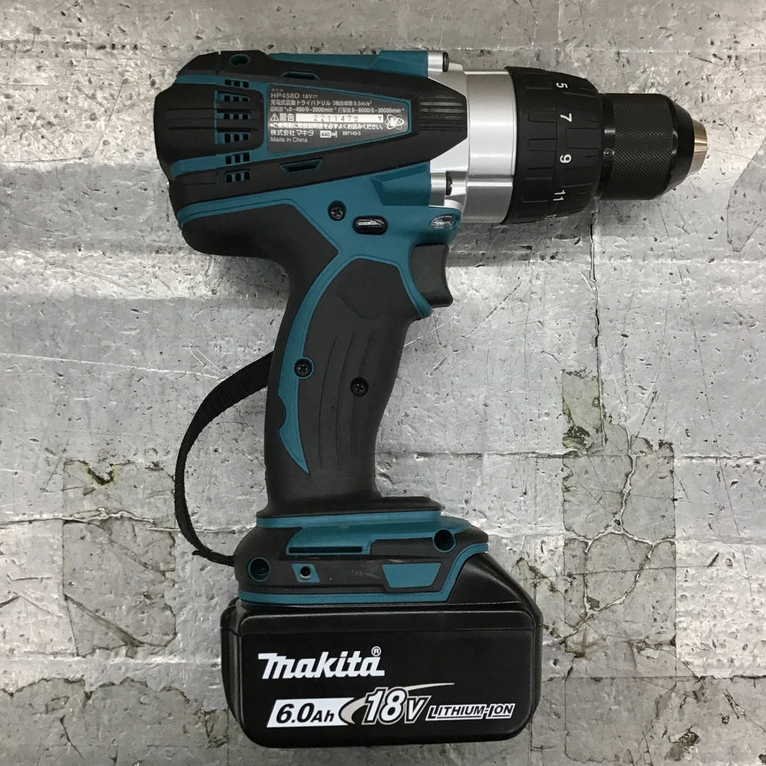 ★マキタ(makita) コードレス振動ドリルドライバー HP458DRGX【所沢店】