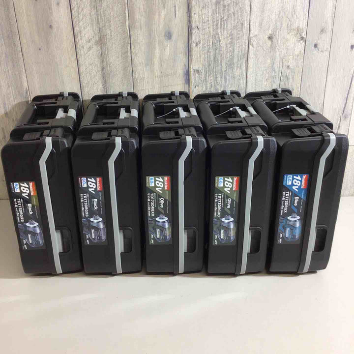 【未使用品】マキタ(makita) コードレスインパクトドライバー TD173DRGX TD173DRGXB TD173DRGXO 5台セット 青 ブルー 黒 ブラック オリーブ【戸田店】