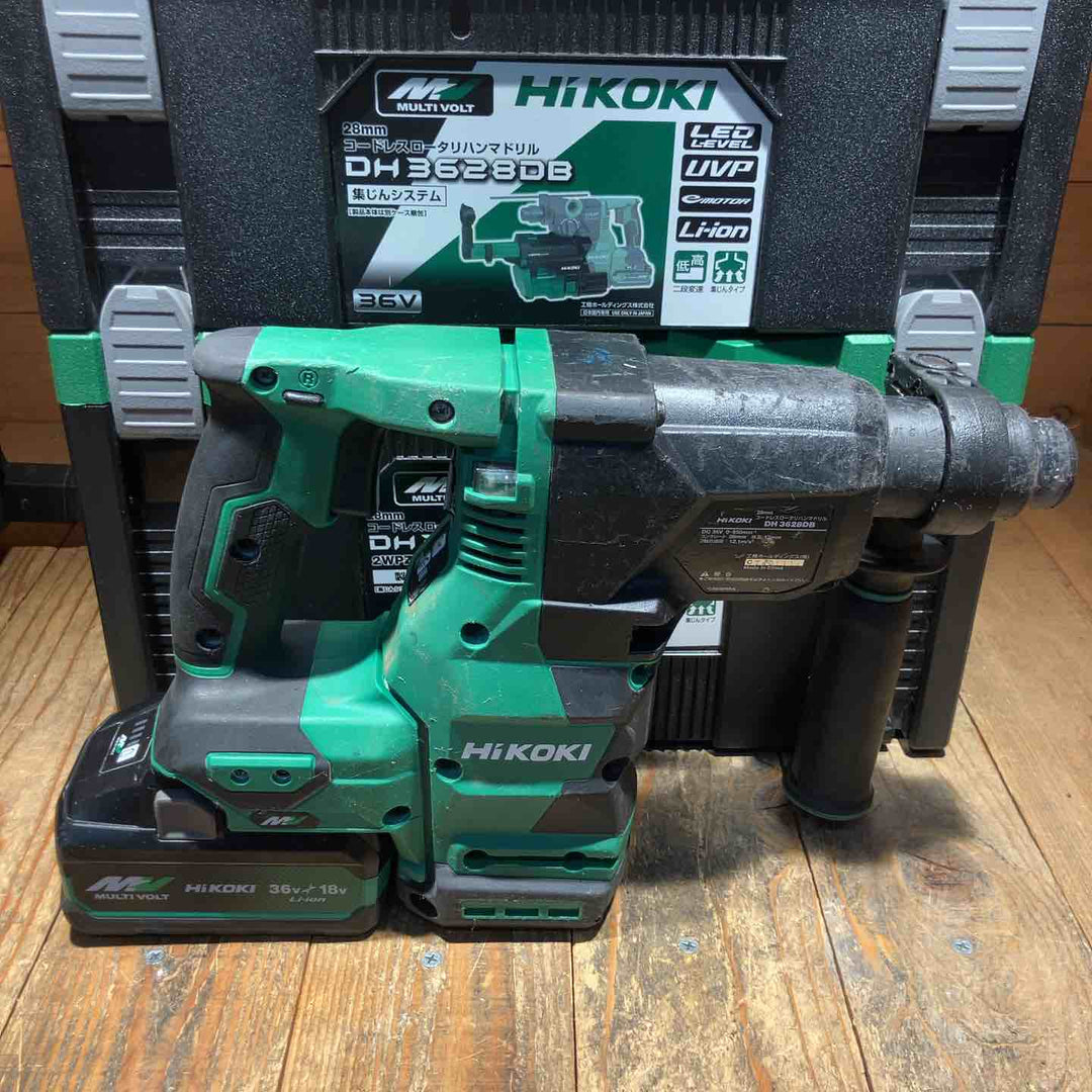 【中古品】ハイコーキ(HIKOKI ※旧:日立工機) コードレスハンマドリル DH3628DB(2WPZ)【所沢店】