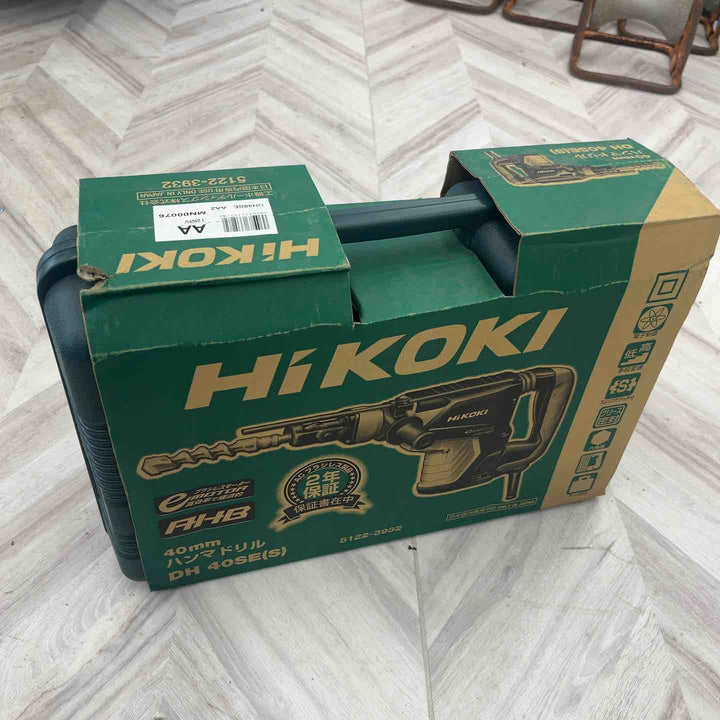 ★ハイコーキ(HIKOKI ※旧:日立工機) ハンマドリル DH40SE(S) 傷汚れ有　保管品　【越谷店】