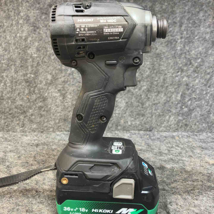 ハイコーキ(※旧:日立工機) コードレスインパクトドライバー WH18DC(2XPBZ)【桶川店】