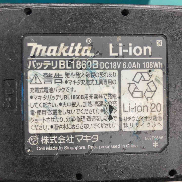 ★マキタ(makita) コードレス丸のこ HS631DGXSB　バッテリー70回3/4、101回【戸田店】