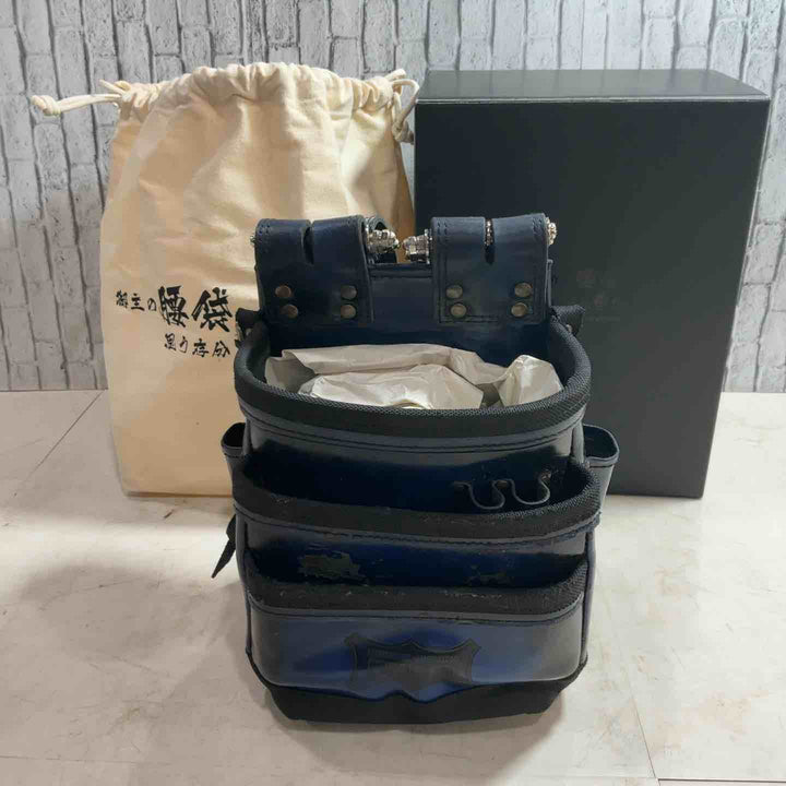 ニックス アドバンガラス革腰袋(ブルー) ADV-301DDX-BL (ADV-301DDX-BLN)【川口店】