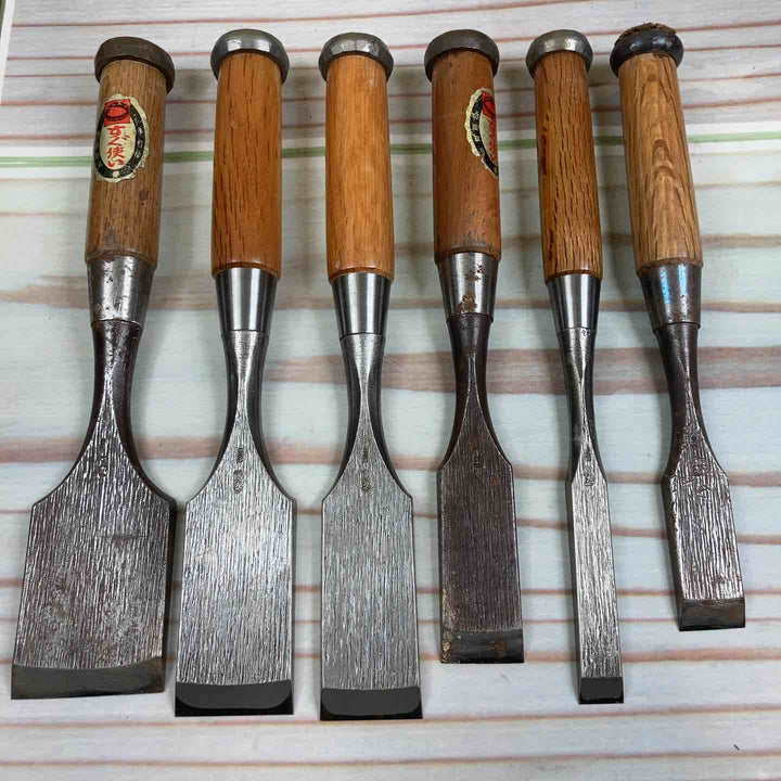 鑿 銘：助丸 墨流し６本組【川崎店】