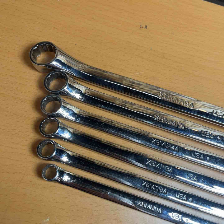 スナップオン(Snap-on) メガネレンチ  XBM810A /1012A/1113A/1214A/1417A/1719A 6点セット　【越谷店】