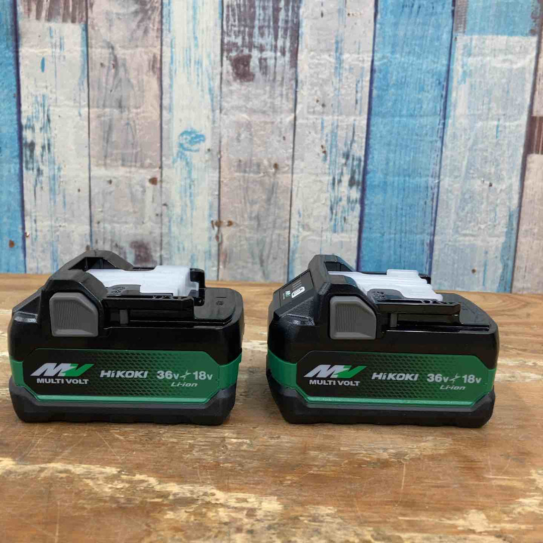 ▼ハイコーキ(HIKOKI ※旧:日立工機) リチウムイオンバッテリー 36V/2.5Ah BSL36A18X 2個セット Bluetooth無し【柏店】