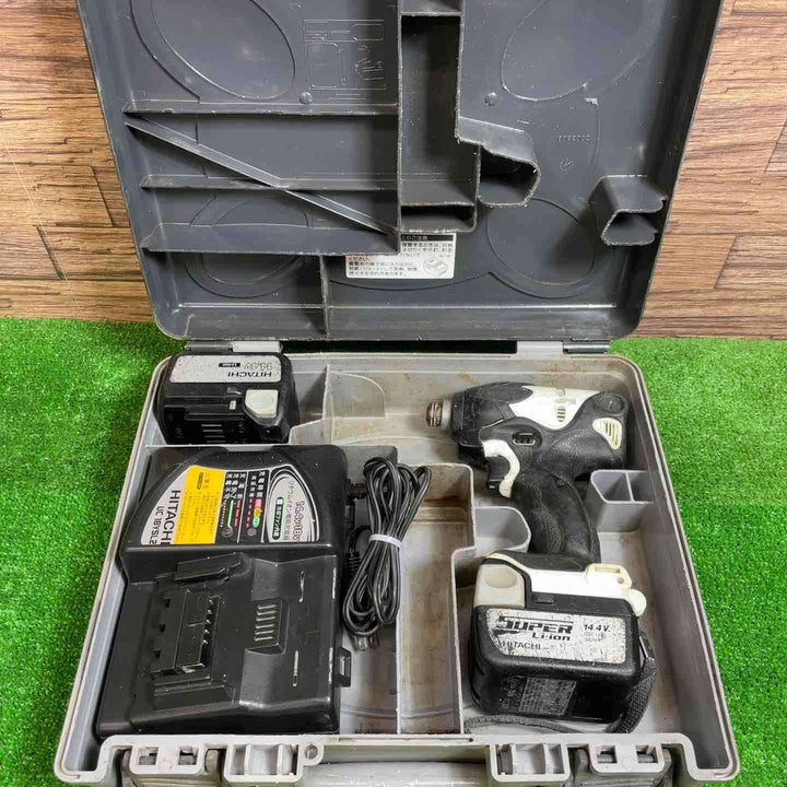ハイコーキ(※旧:日立工機) コードレスインパクトドライバ WH14DSL(2SLCK)(S) スピーディホワイト【桶川店】