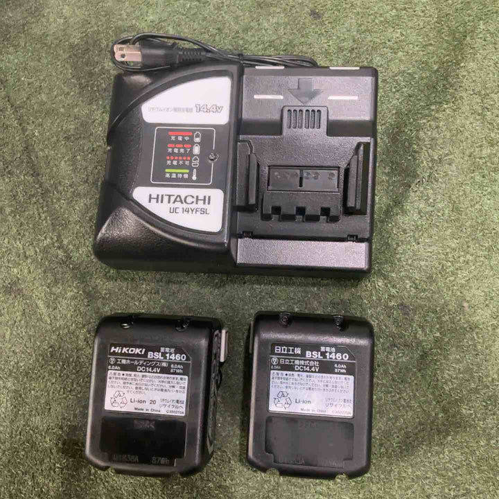 ★ハイコーキ(HIKOKI ※旧:日立工機) コードレスインパクトドライバー WH14DSL2(2LSCK)(L) 14.4V 動作確認済【川口店】