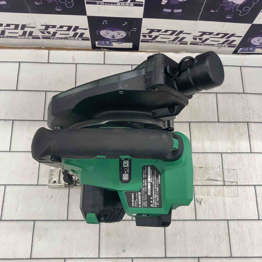 ★ハイコーキ(HIKOKI ※旧:日立工機) コードレス集塵丸のこ C3605DYB(NN)【所沢店】