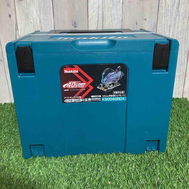 ★マキタ(makita) 40Vmax 125mm コードレス防じん丸ノコ KS004GRDX 逆勝手・ダストボックス仕様 刃別売【戸田店】