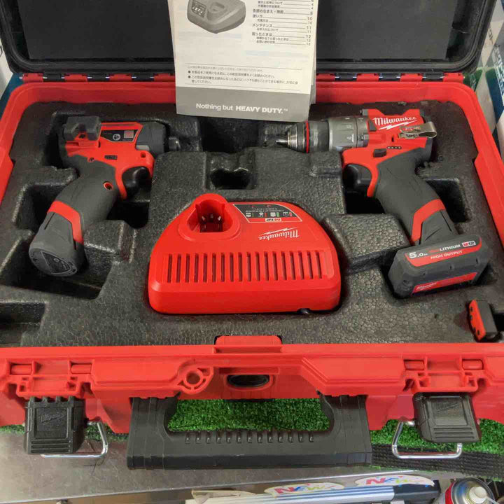 ミルウォーキー M12FUFL パワーパック M12 FID2インパクトドライバー M12FPD2 振動ドリルドライバー セット【草加店】