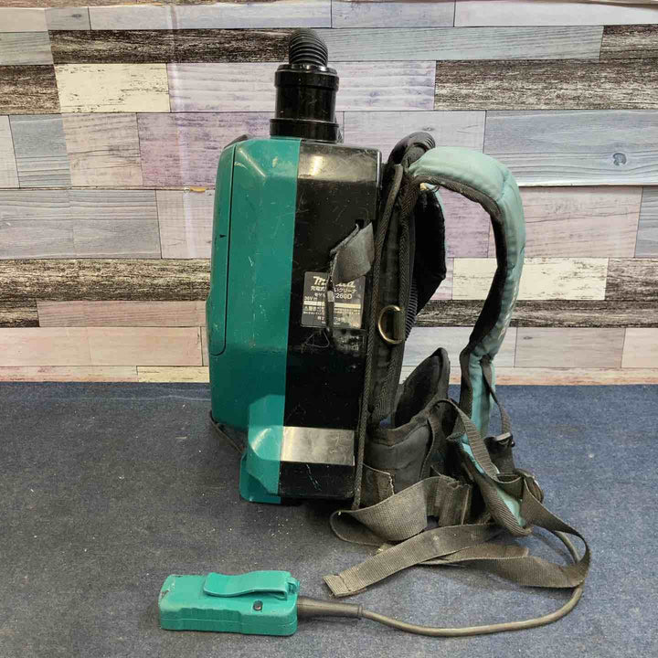 【中古品】☆マキタ(makita) コードレス背負い集じん機 VC260DZ ノズル無し肩紐破れあり【八潮店】