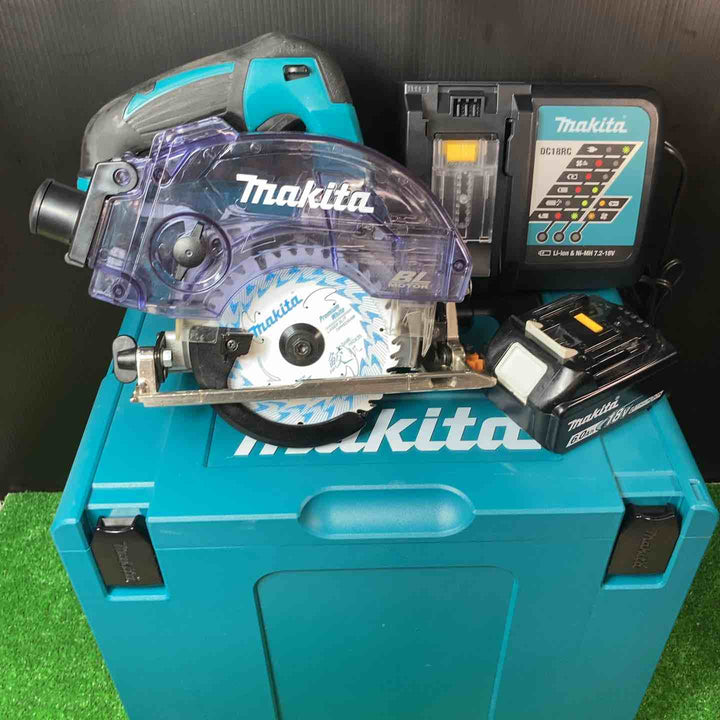 ★マキタ(makita) コードレス防じん丸のこ KS513DRGX  新品鮫肌チップソー付き バッテリー1個【岩槻店】