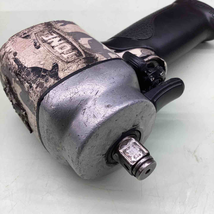 トネ(TONE) エアーインパクトレンチ アングルショートタイプ AI4201WCM 差込角12.7mm(1/2") 700N･m ホワイトカモフラージュ ボルト 超軽量 DIY タイヤ　【越谷店】