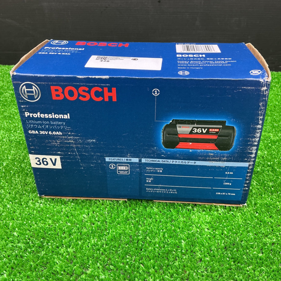 【未使用品】Bosch Professional(ボッシュ) 36V6.0Ahリチウムイオンバッテリー GBA36V6.0Ah【電材館越谷店】