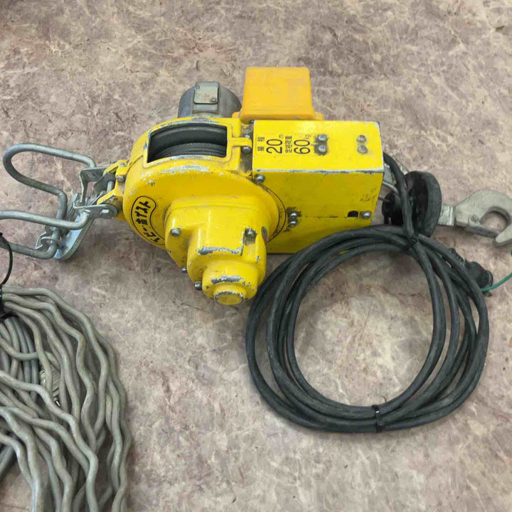 【店頭受取り限定】◇トーヨーコーケン(TKK) 電動ウインチ(ワイヤー) ベビーホイスト BH-N320【所沢店】