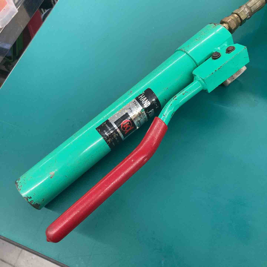 KAMEKURA 手動油圧式パイプ圧着機 PX-2【戸田店】