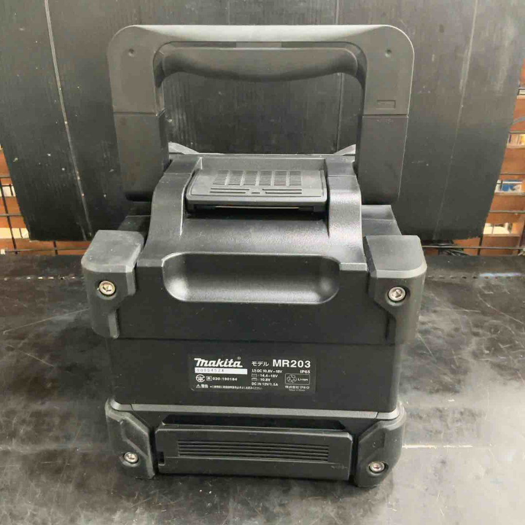 ◇マキタ(makita) コードレススピーカー(黒) MR203B【草加店】