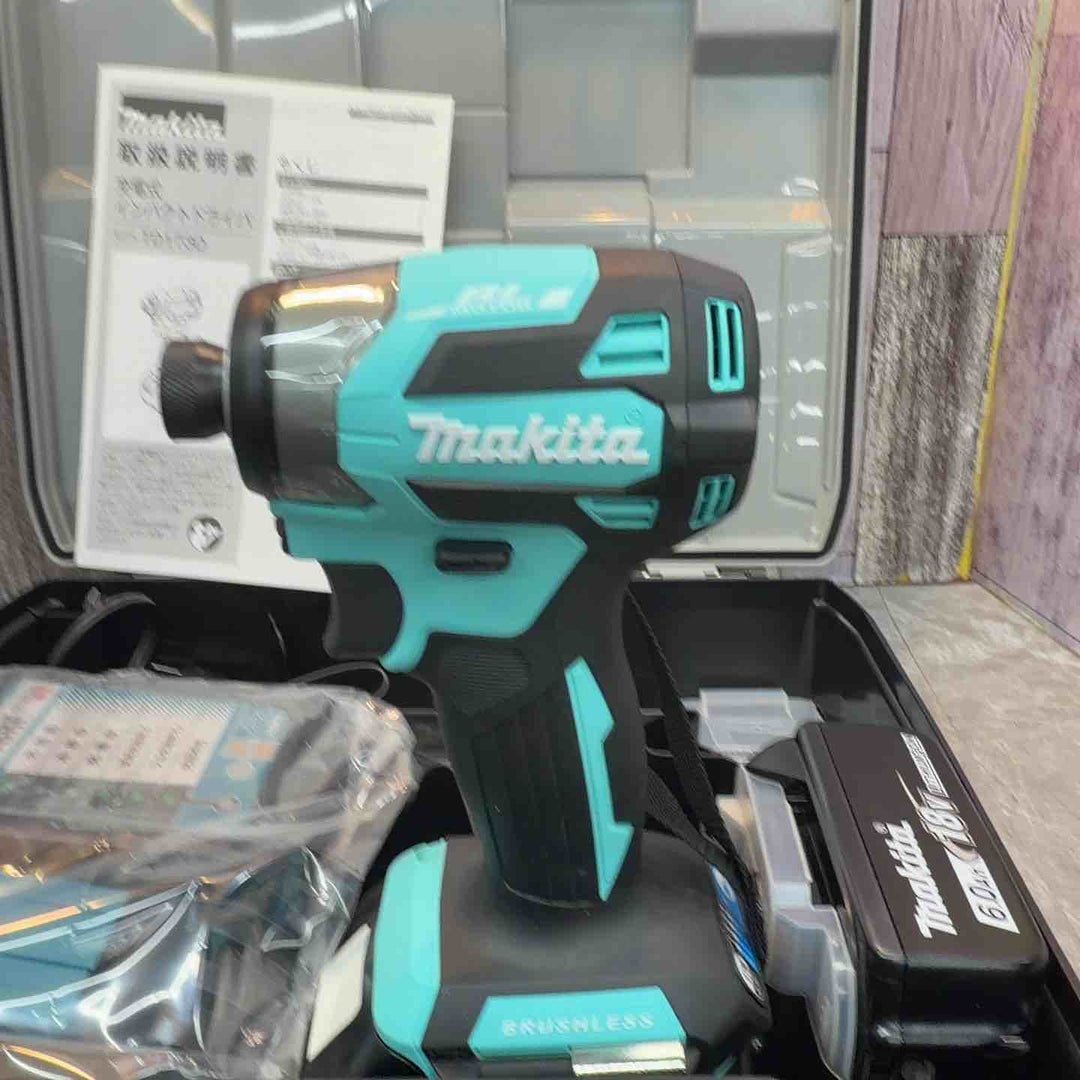 ★マキタ(makita) 18Vコードレスインパクトドライバ TD173DGXTB ターコイズブルー【八潮店】