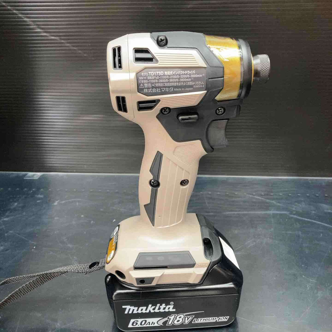 マキタ(makita) コードレスインパクトドライバー TD173DGXPG LTX20周年限定色 プレミアムグレージュ【川越店】