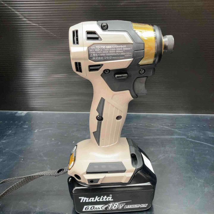 マキタ(makita) コードレスインパクトドライバー TD173DGXPG LTX20周年限定色 プレミアムグレージュ【川越店】