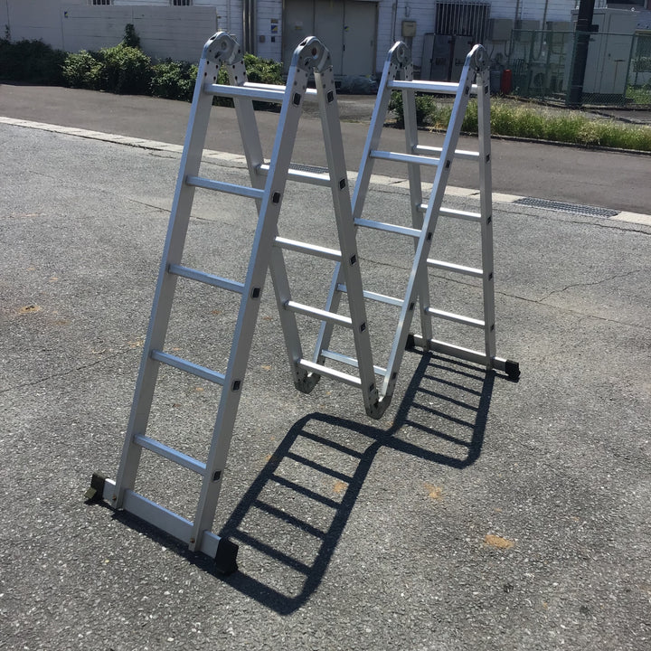 【現状品 / 店頭受取り限定】 6m折り畳み式ハシゴ メーカー/型式不明 【鴻巣店】