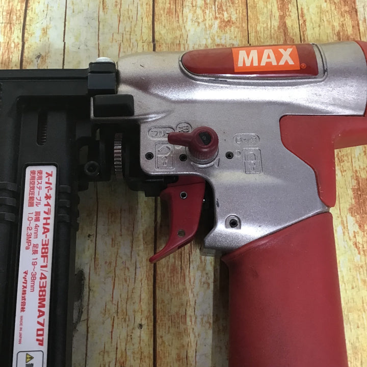〇マックス(MAX) 高圧フロアタッカ HA-38F1/438MAフロア 4MA【川崎店】
