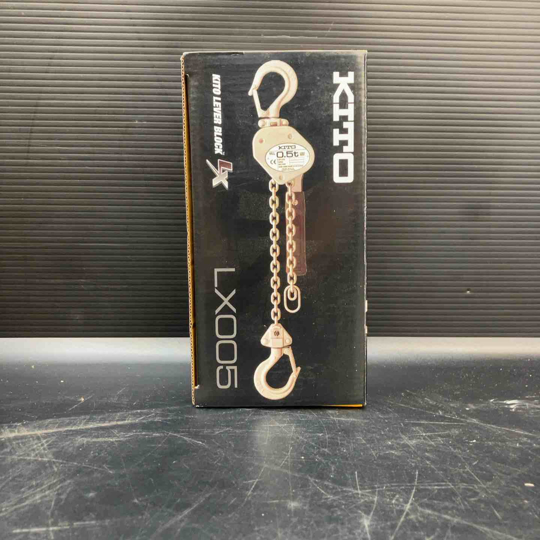 【未使用】KITO(キトー) レバーブロック LX005 (LX1B)【川越店】