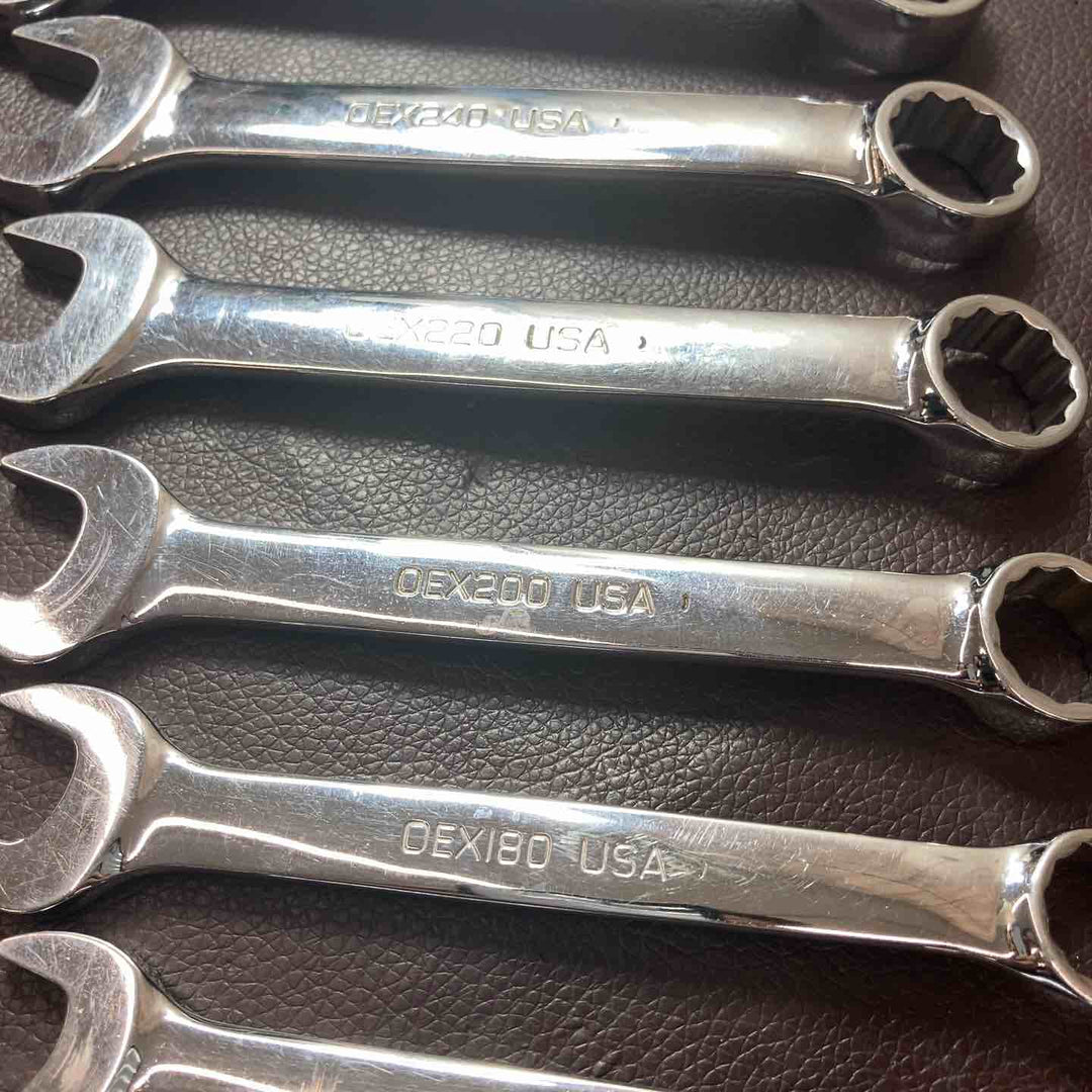 【中古品】 スナップオン(Snap-on) ショートコンビネーションレンチ　計8本 OEX120～OEX320 【東大和店】