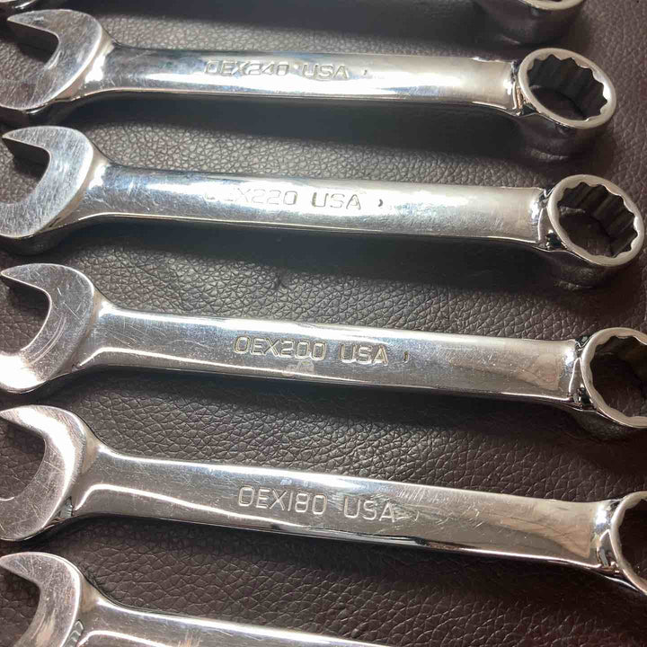 【中古品】 スナップオン(Snap-on) ショートコンビネーションレンチ　計8本 OEX120～OEX320 【東大和店】