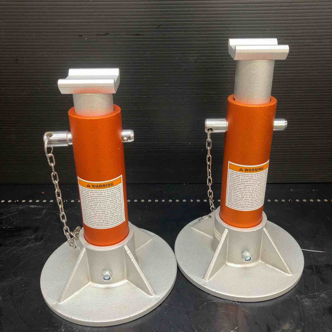 NOS (ノス) 3t アルミジャッキスタンド 耐荷重 2,720 kg 2本セット 長期保管品【川越店】