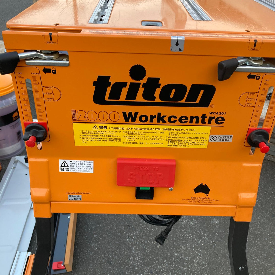【中古美品/店頭受取り限定】Triton(トリトン)235mmパワーソー&ワークセンター2000 オプション多数【東大和店】