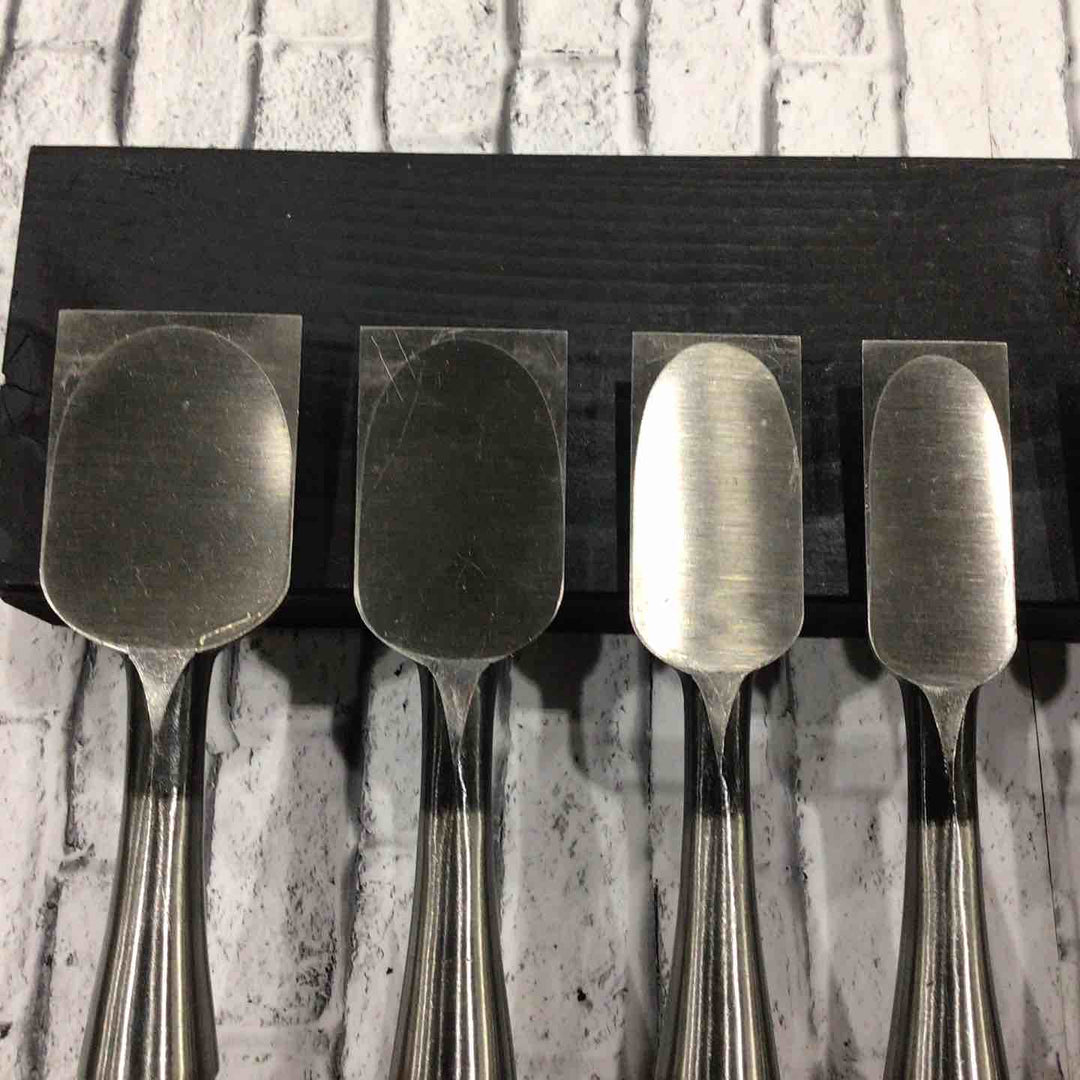 輝久 追入鑿 10本組 赤樫柄 本体のみ 【川口店】