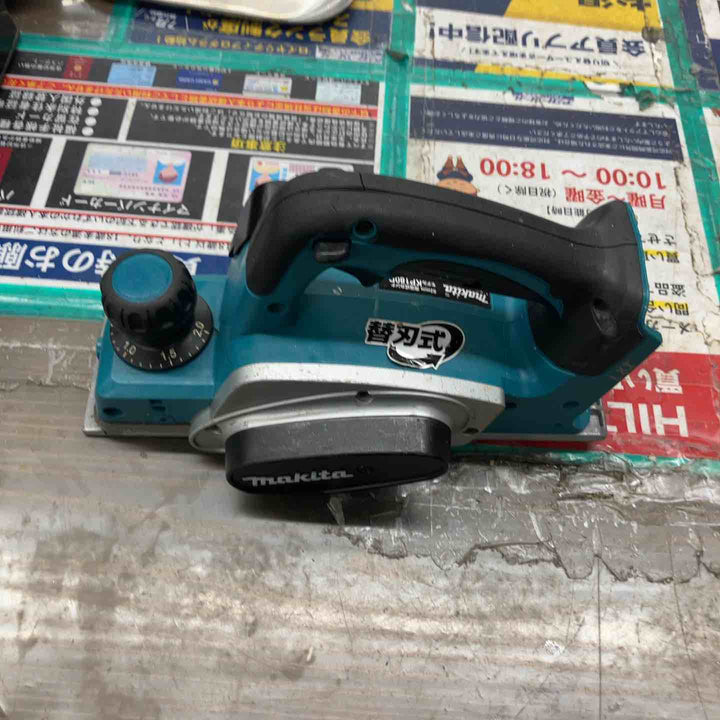 ★マキタ(makita) 82mmコードレスカンナ KP180DZ 替刃式 本体のみ【戸田店】