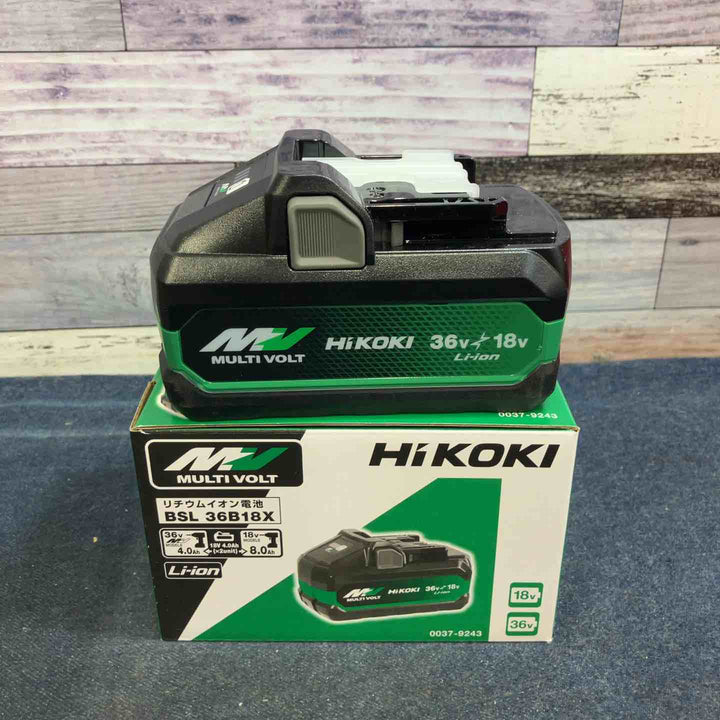 ★ハイコーキ(HIKOKI ※旧:日立工機) リチウムイオンバッテリー 36V/4.0Ah BSL36B18X【八潮店】
