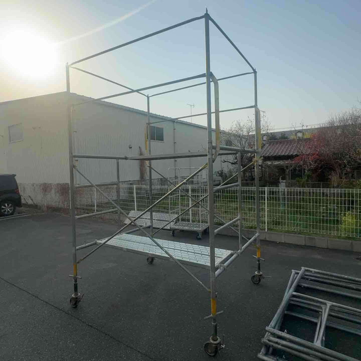 【店頭受取り限定・中古】 アルインコ製？ ローリングタワー 4段 移動式高所作業台 【桶川店】