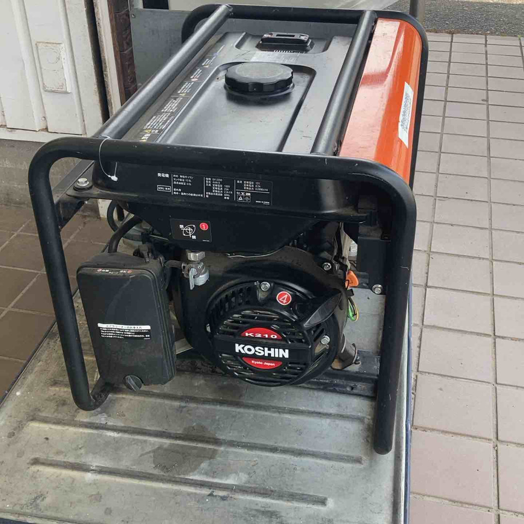 【店頭受取り限定】工進(KOSHIN) スタンダード 発電機 (定格出力2.3kVA) GV-2300【所沢店】